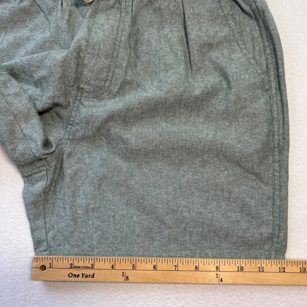 NWT J. CREW Linen Blend Shorts Mens Size L (33x5.5) Light Green Preppy Lagenlook